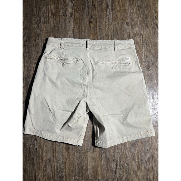 Marine Layer 7" Breeze Chino Short Mens 30 Beige Light Wash Standard Fit Preppy - Picture 5 of 9